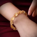 大滿貫黃水晶貔貅女士手鏈 招財納福：圖片 5