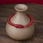 祥瑞靈芝天祿 招財好運貔貅女士硃砂手鏈：圖片 4